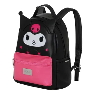 Hello Kitty Kuromi Face-Mochila Heady, Lila