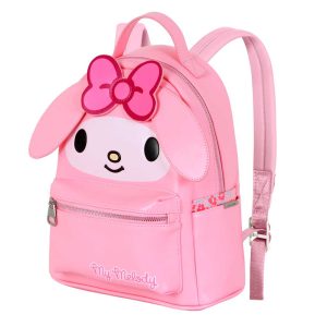 Hello Kitty My Melody Face-Mochila Heady, Rosa