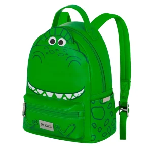Disney Toy Story Rex-Mochila Heady Pq Premium, Verde
