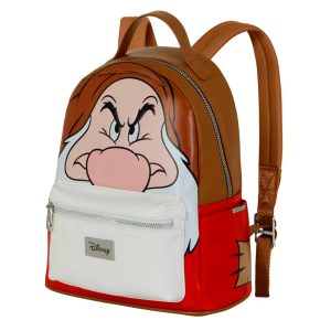 Disney Siete Enanitos Grumpy-Mochila Heady, Marrón