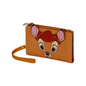 Disney Bambi Face-Billetero Slim, Marrón