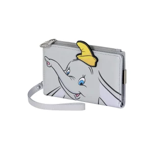 Disney Dumbo Face-Billetero Slim, Azul