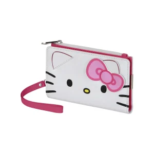 Hello Kitty Face-Billetero Slim, Blanco
