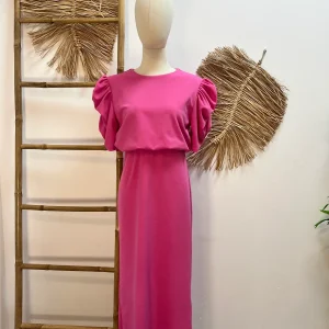 Vestido Manga Abullonada