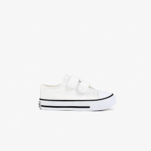 Zapatillas Bebé Lona Blanco