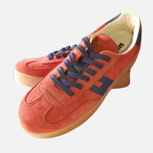 TENNIS EN CUERO ROJO URBAN FLEX