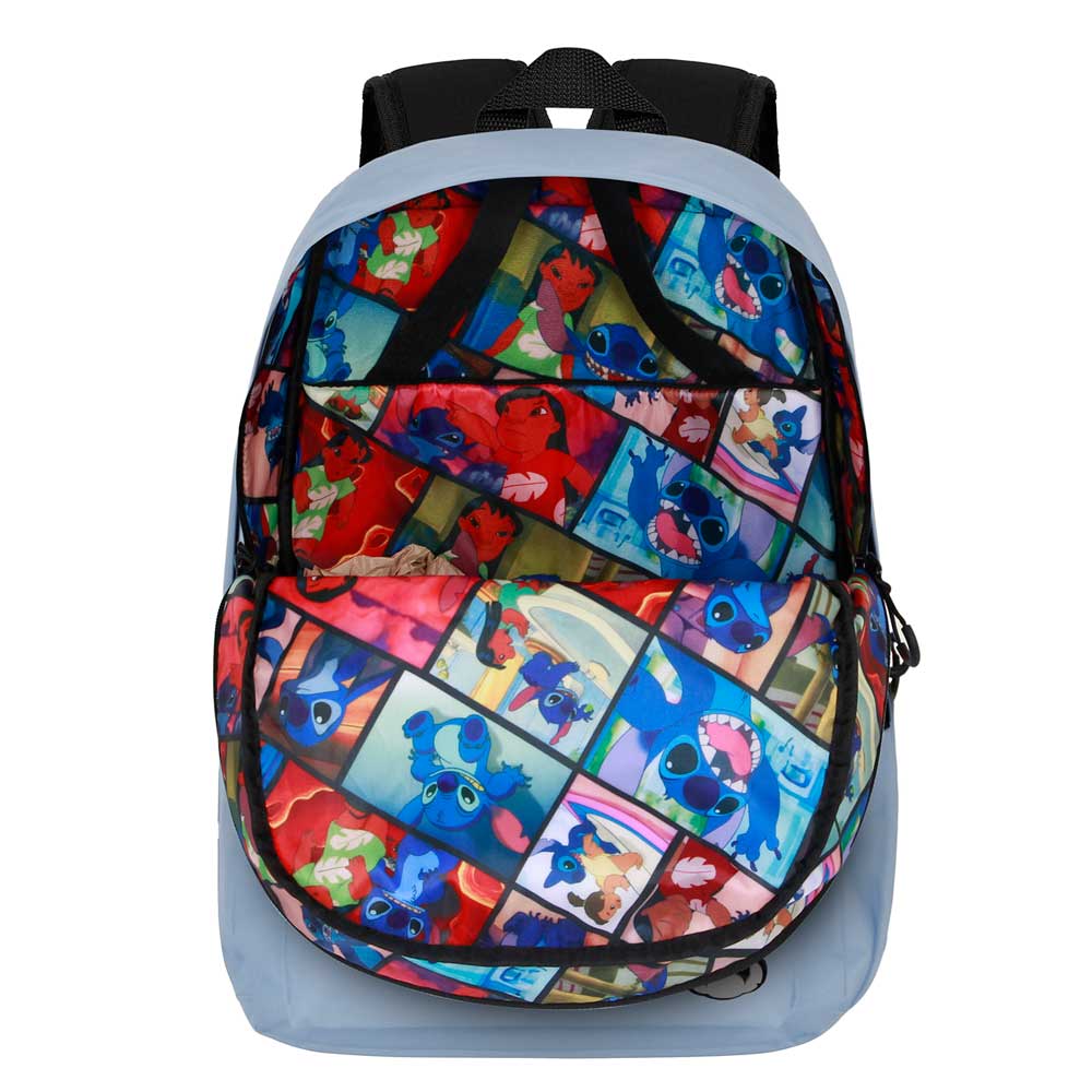 Disney Lilo y Stitch Morandi-Mochila Block, Azul - Imagen 4