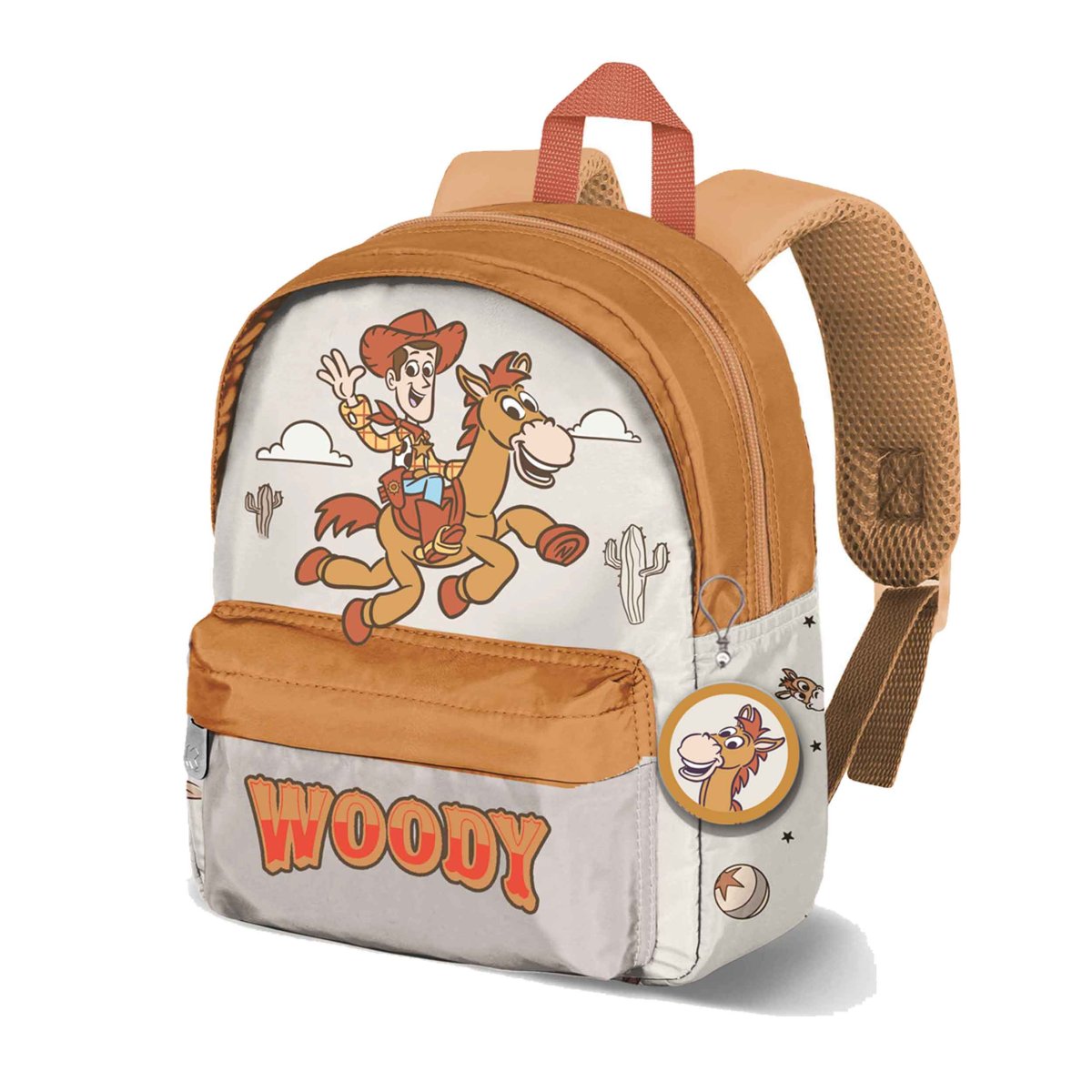 Disney Toy Story Woody-Mochila Joy + Accesorio, Camel