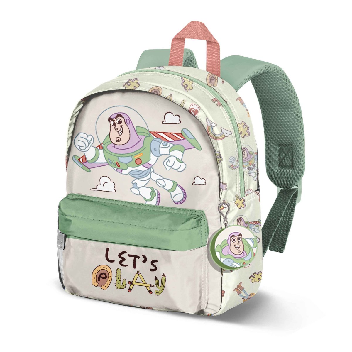 Disney Toy Story Buzz-Mochila Joy + Accesorio, Verde - Imagen 2