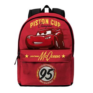 Disney Cars 3 Piston-Mochila HS FAN 3.0, Rojo