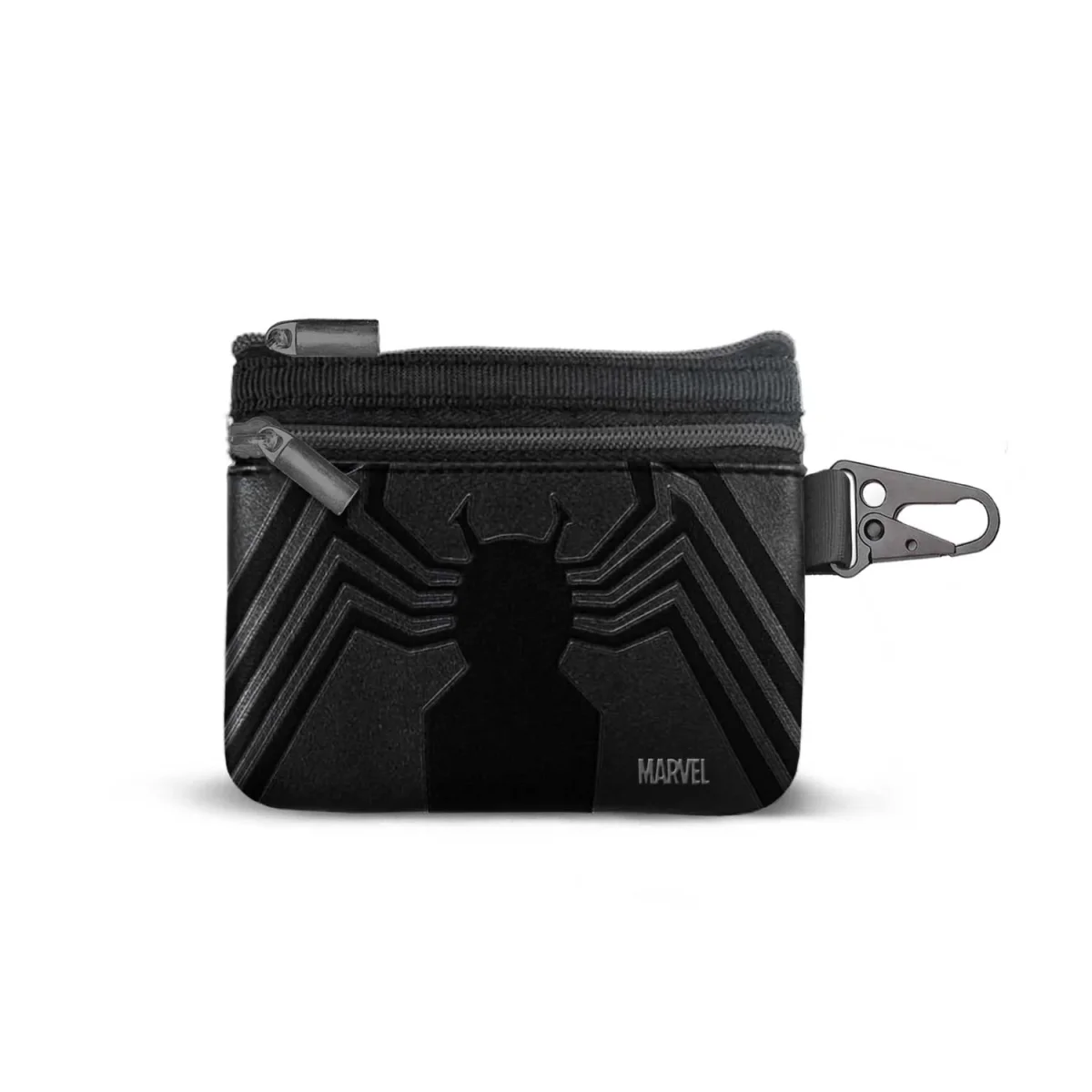 Marvel Venom Spider-Monedero Slim PU, Negro