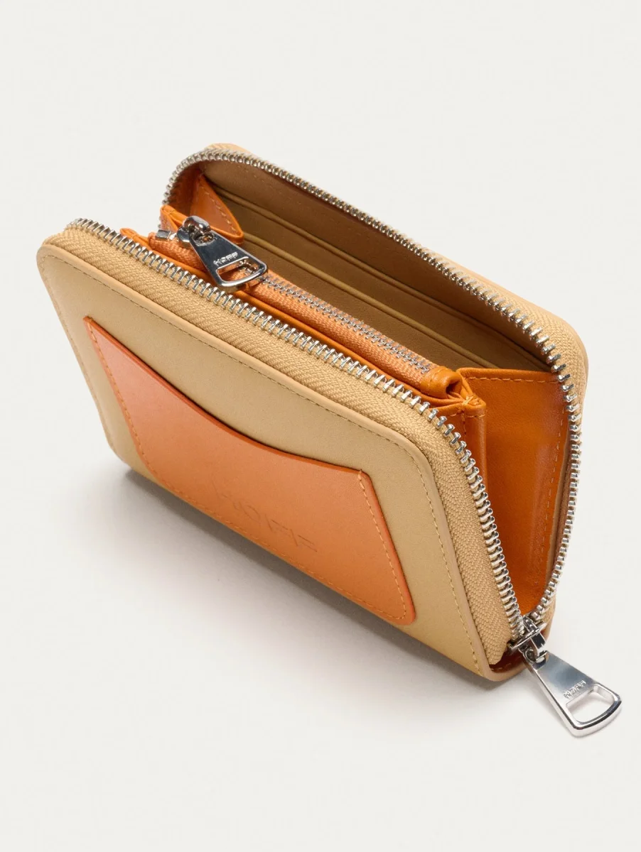CARTERA PIEL CAMEL - Imagen 6