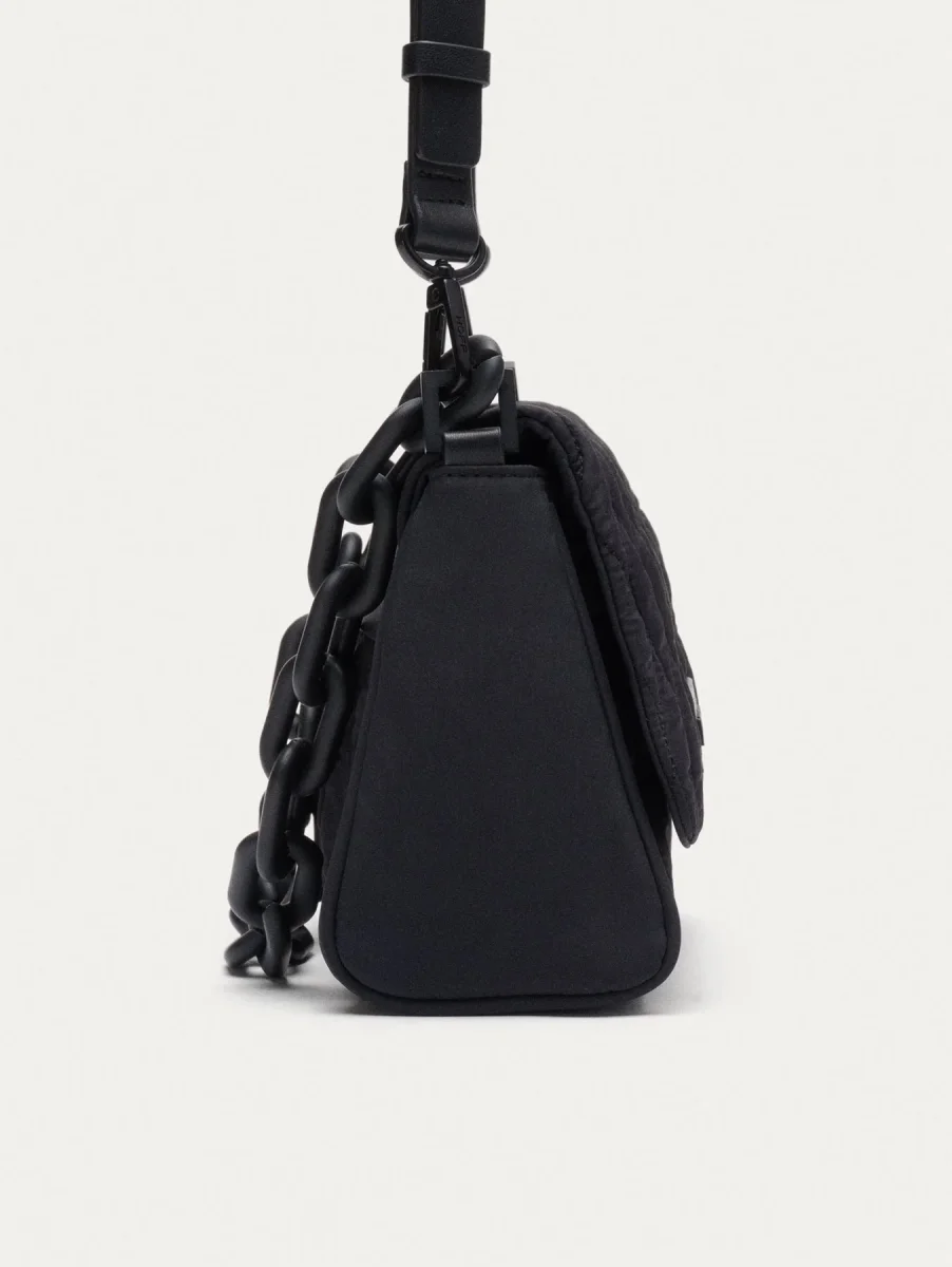 BOLSO ACOLCHADO NYLON QUILT NEGRO - Imagen 3
