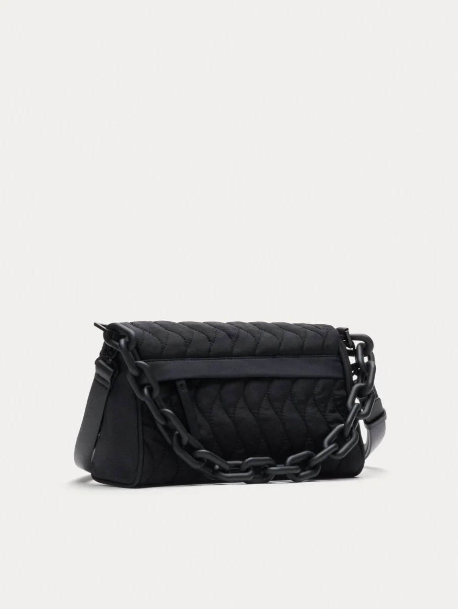 BOLSO ACOLCHADO NYLON QUILT NEGRO - Imagen 6