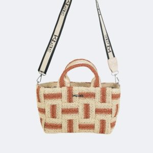 Tote Pequeño Fibra Natural Kbas Tostado