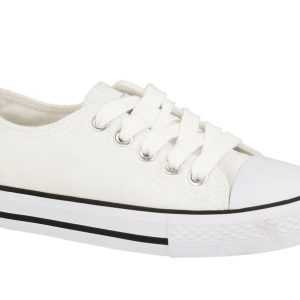 Zapatillas Unisex Lona Blanco