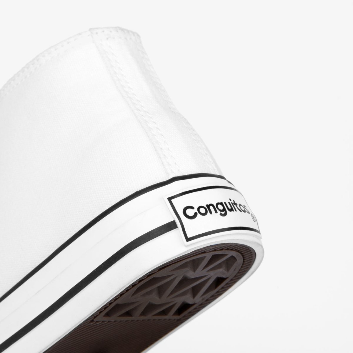 Zapatillas Altas Unisex Lona Blanco - Imagen 5