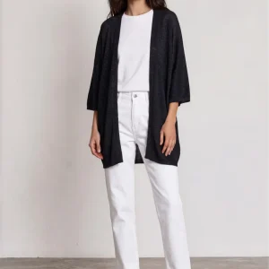 Chaqueta LEO lurex negra