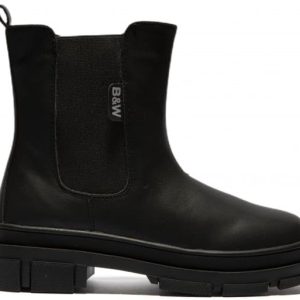 B&W Botines Chelsea Negro