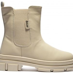 B&W Botines Chelsea Beige