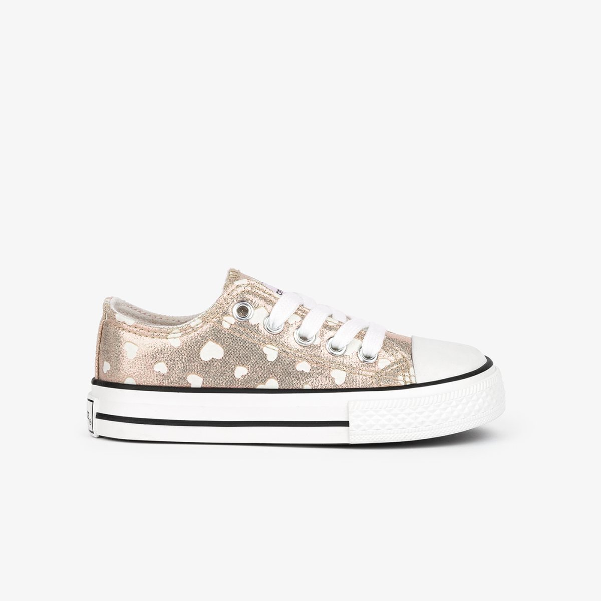 Zapatillas de Corazones Metalizado Platino ¡Brillan en la Oscuridad! - Imagen 6