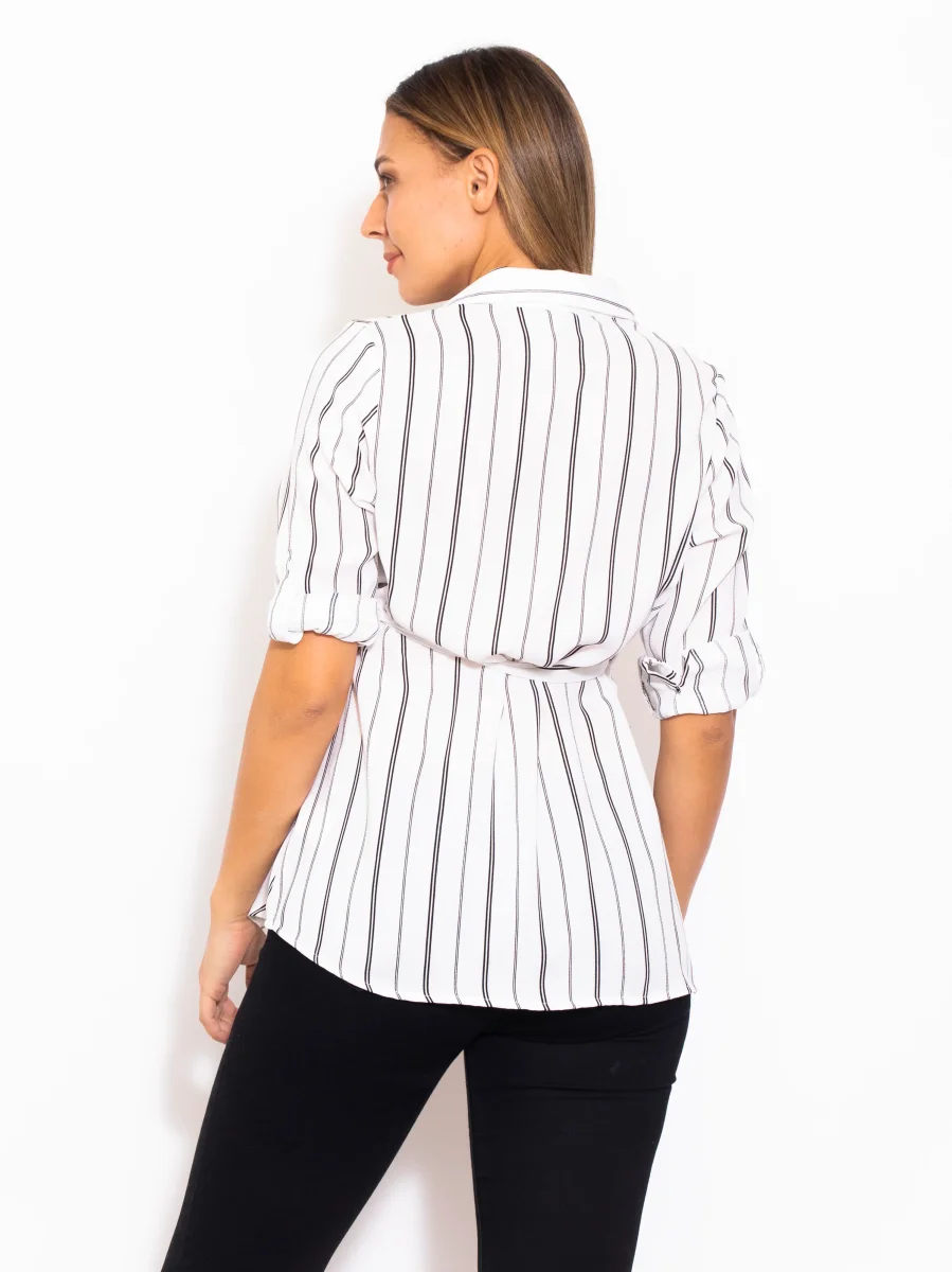 BLUSA DE EMBARAZO "DOUBLE LINES" - Imagen 3