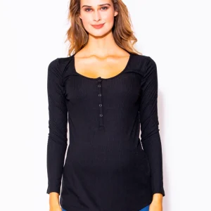 Blusa de maternidad MAMA MIA Maternity Elástica y Práctica para lactancia