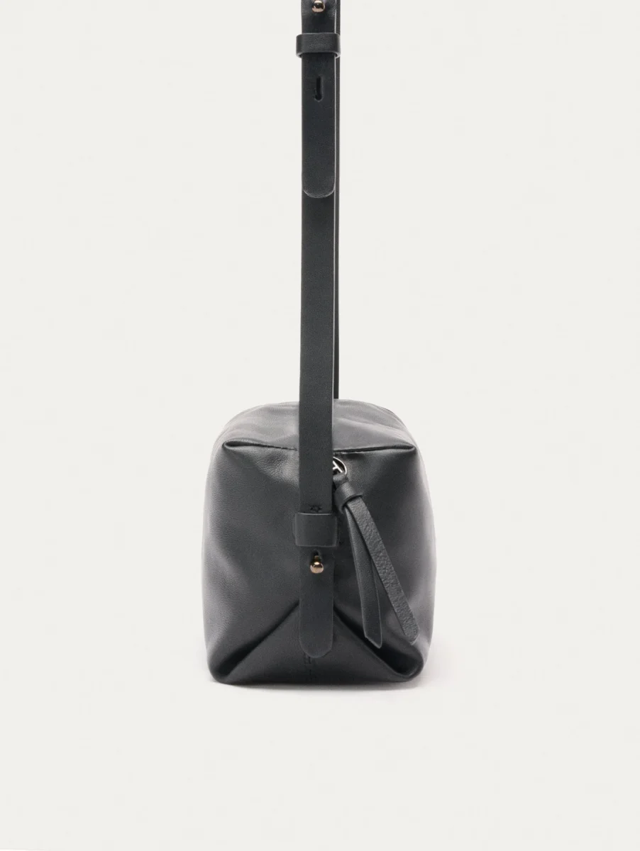 BANDOLERA PIEL HALL NEGRO - Imagen 4