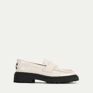 MOCASIN SCHOOL OFF WHITE