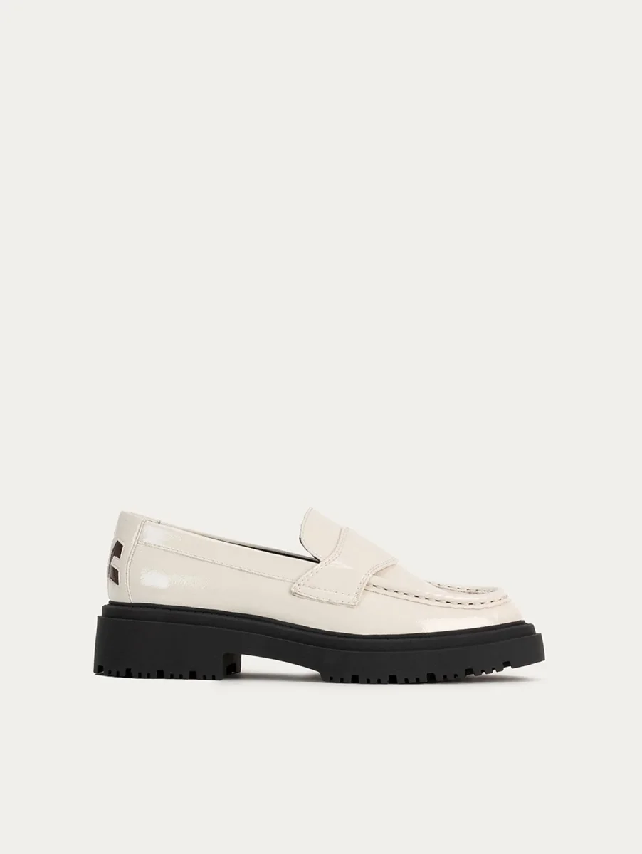 MOCASIN SCHOOL OFF WHITE - Imagen 2