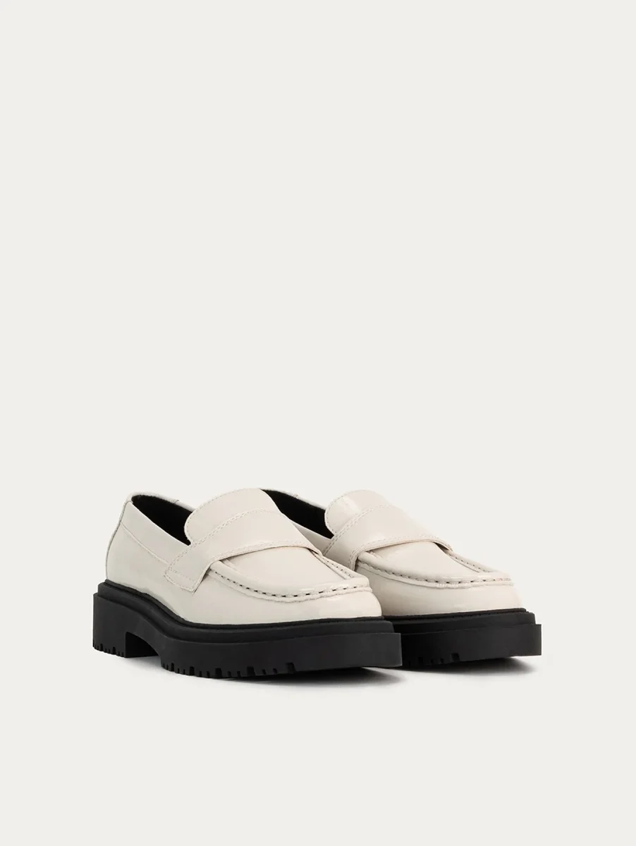 MOCASIN SCHOOL OFF WHITE - Imagen 4