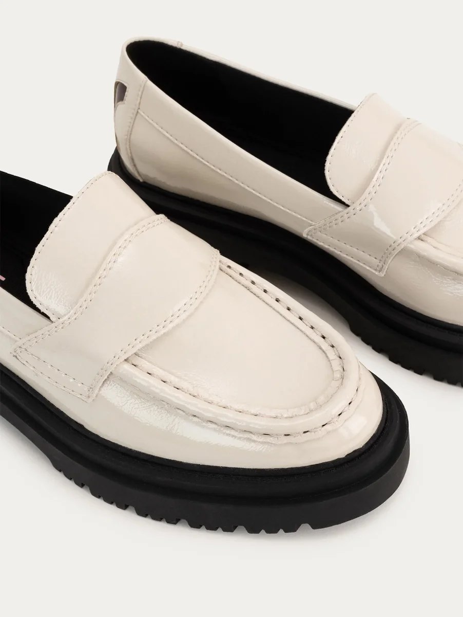 MOCASIN SCHOOL OFF WHITE - Imagen 6