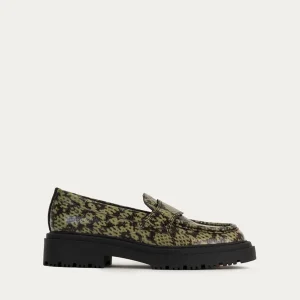 MOCASIN ANIMAL PRINT SCHOOL VERDE