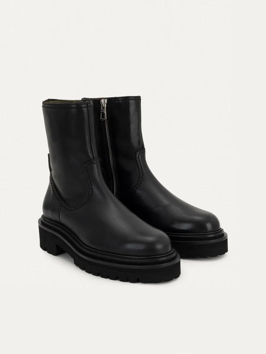 BOTA PIEL OFFICE NEGRO - Imagen 4