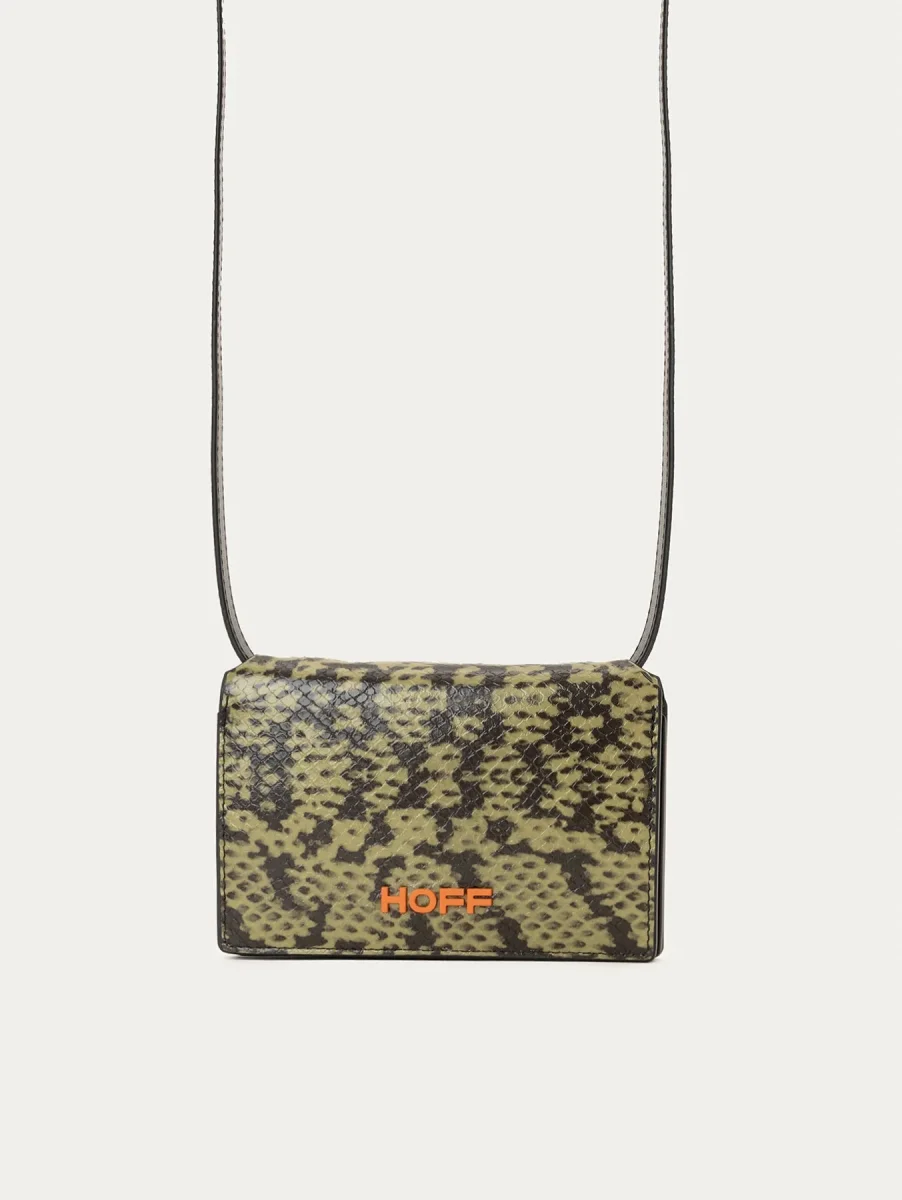 CARTERA CON CORREA ANIMAL PRINT VERDE - Imagen 2