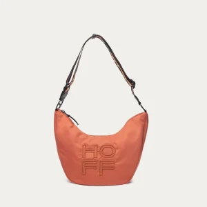BOLSO HOBO NYLON LIBRARY TERRACOTTA