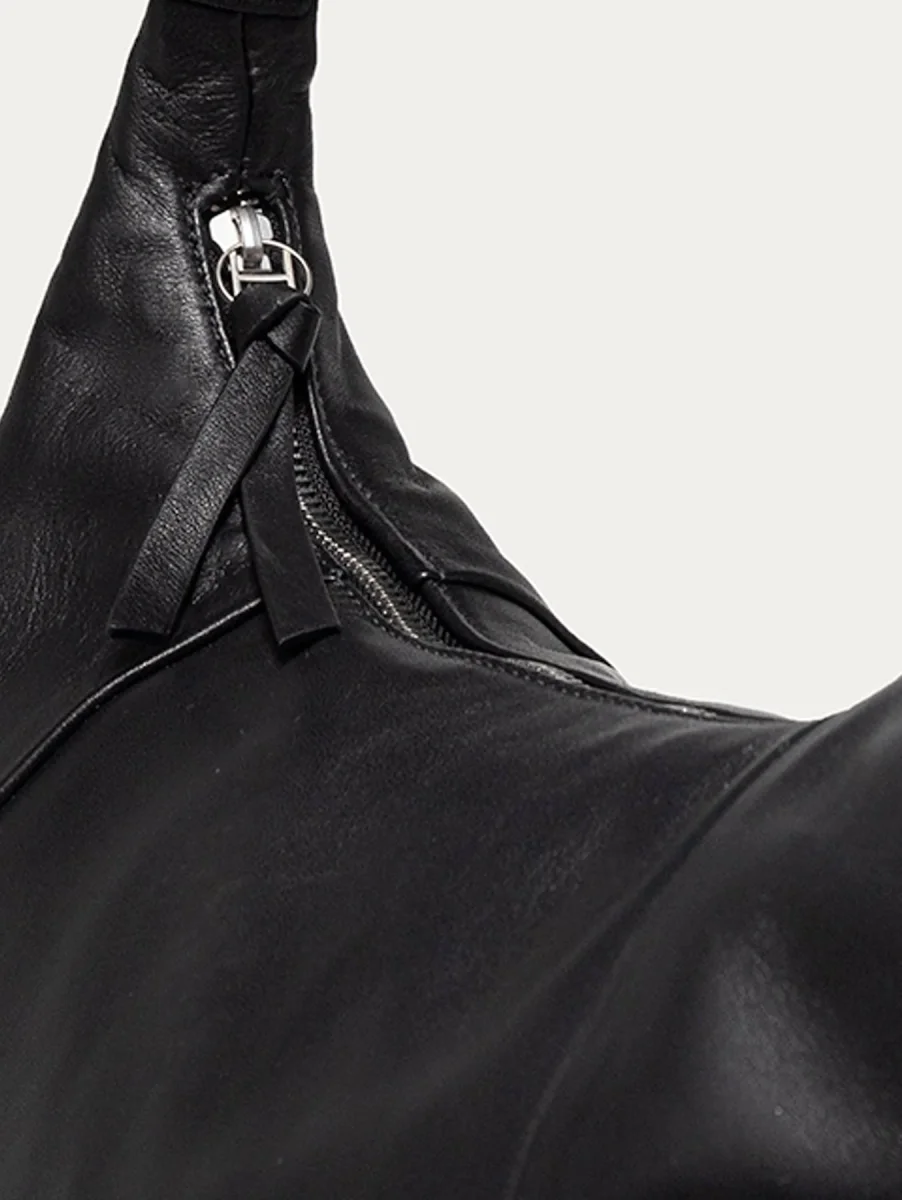 BOLSO HOBO PIEL MUSEUM NEGRO - Imagen 6