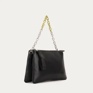 BANDOLERA ASA DOBLE CADENA PIGALLE NEGRO
