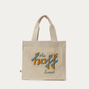 SHOPPER TEJIDO CON LOGO ARTÍSTICO HOFF BORDADO BEIGE