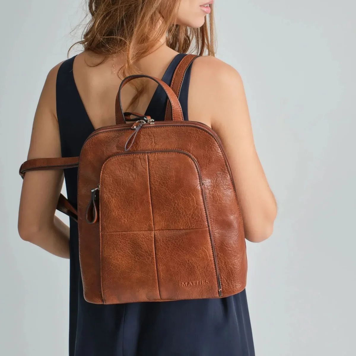 Mochila Matties Classic Cuero - Imagen 3