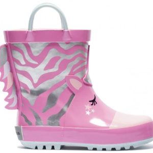 Botas de Agua Unicornio Rosa de Goma