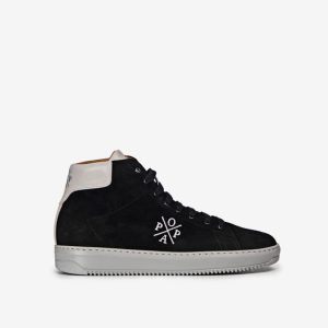Zapatillas Britton Serraje Negro Popa