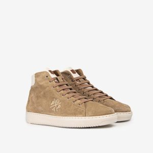 Zapatillas Britton Serraje Beige Popa
