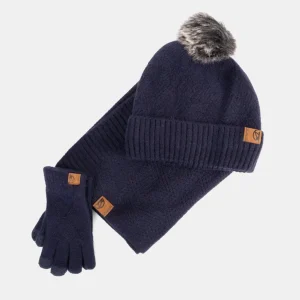 Pack Gorro, Guantes y Bufanda Pepe Moll Azul marino