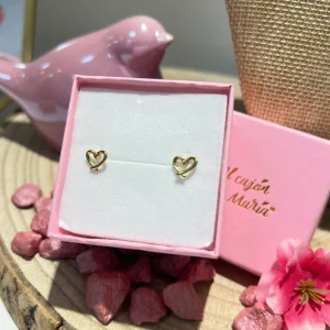 Pendientes Mini Corazón Silueta