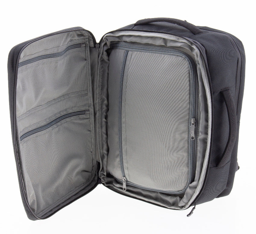 Mochila Extensible de viaje cabina Ryanair - Vueling - Vogart Defender (40 x 30 x 20/25 cm) - Imagen 3