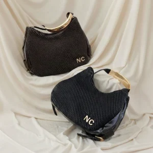 Bolso Góndola Soft Textura Noco asa metal