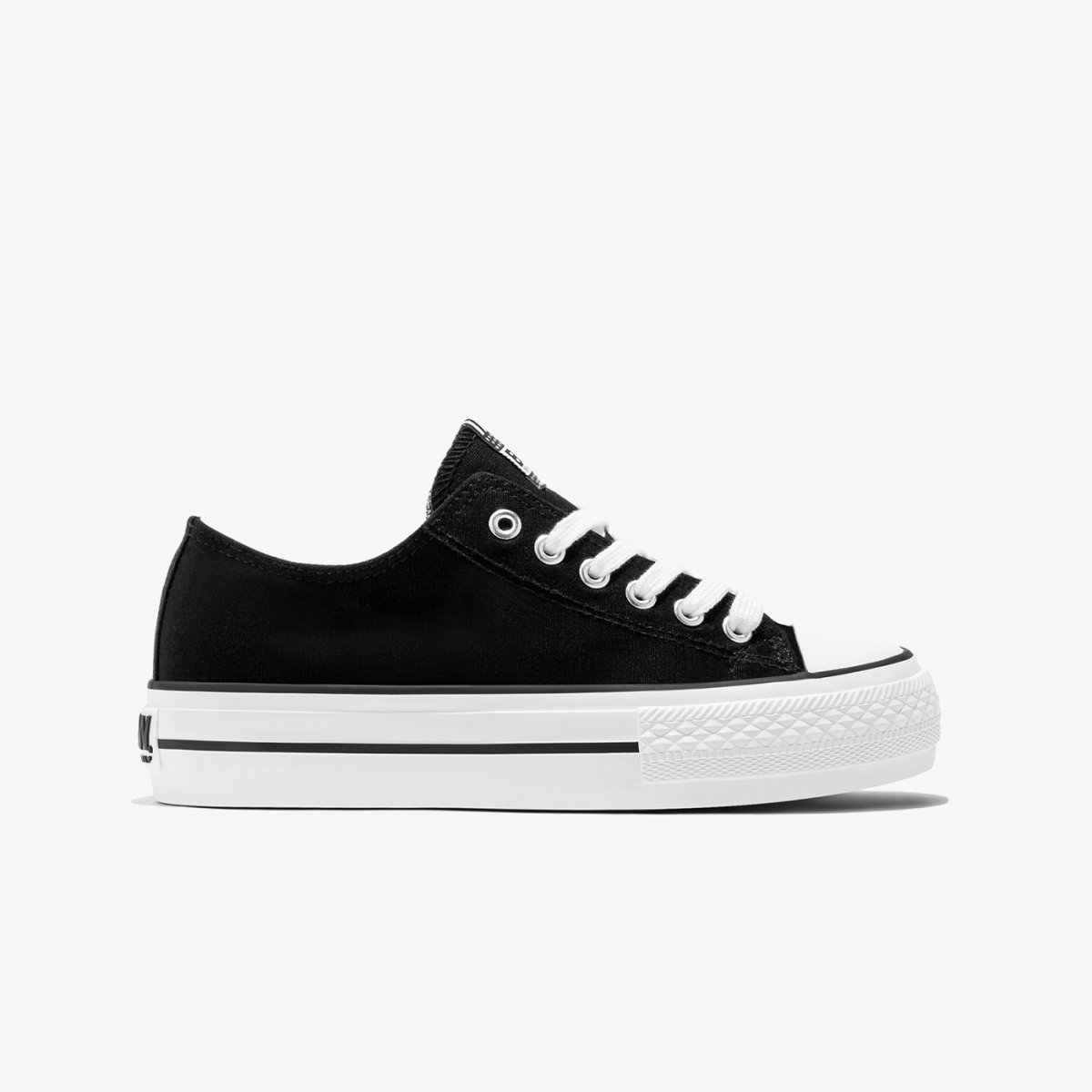 Zapatillas Basic Lona Negro - Imagen 3