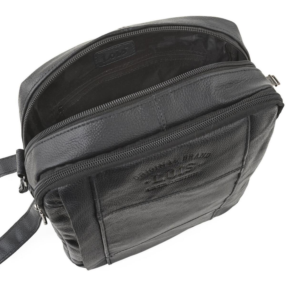 Bandolera Hombre Piel porta tablet (26x20 cm) Lois Steens - Imagen 8