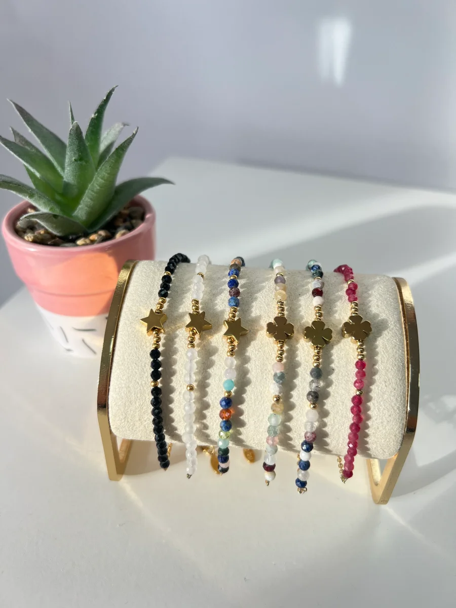 Pulsera piedrecitas - Imagen 2
